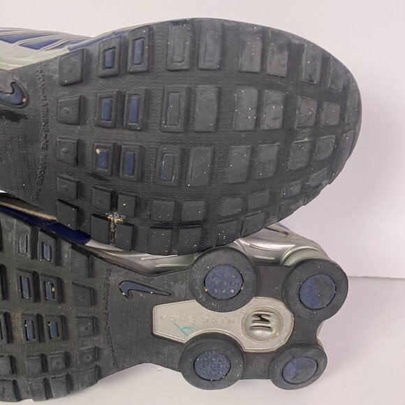 Nike Shox Turbo 8 Shoes Sneakers Boy's Youth 7Y Blue Gray Athletic 344933-402 - Picture 13 of 16